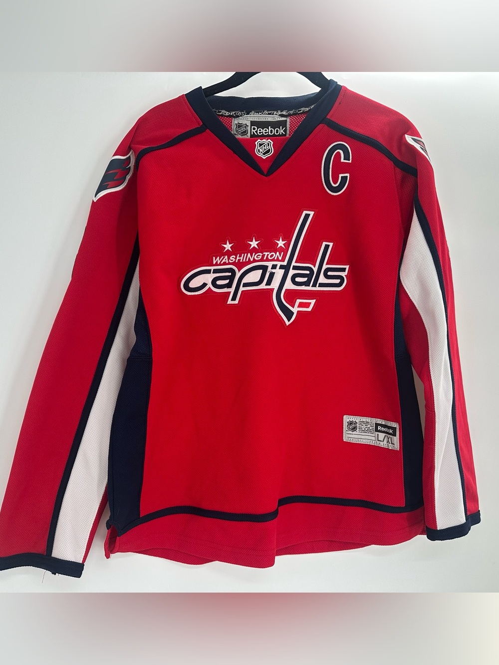 Alex Ovechkin Washington Capitals Jersey Reebok NHL Youth Size L/XL